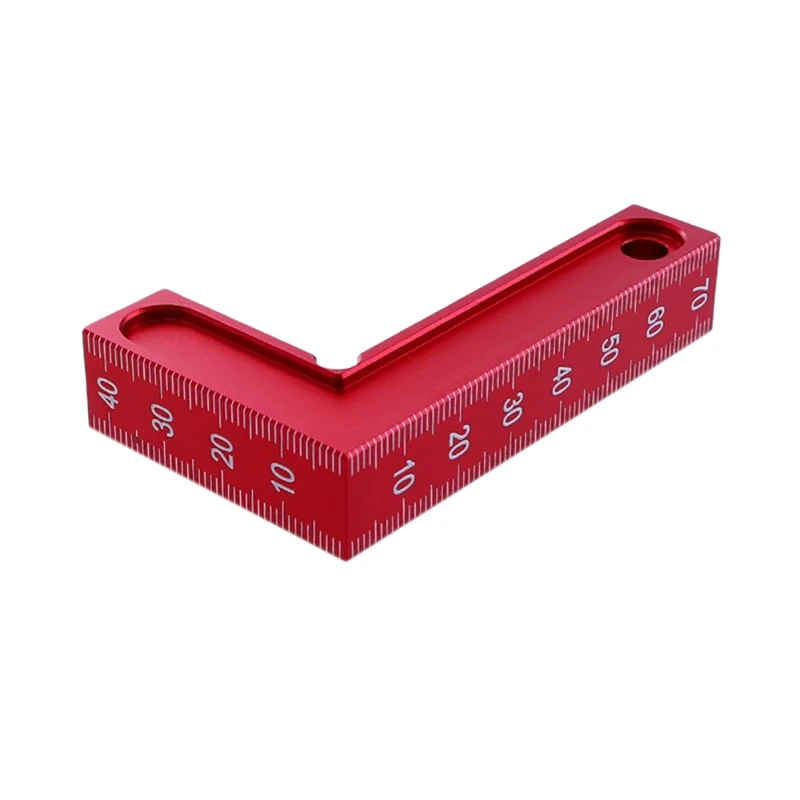 

Positioning Woodworking Fixture Aluminium Alloy 90 Degree Clamping Square Right Angle Clamp Corner Positioning Ruler