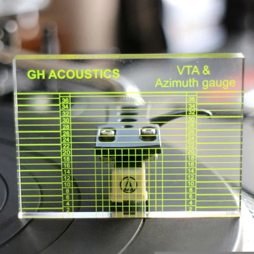 

Линейка для балансировки и настройки азимута HD VTA, Виниловый проигрыватель, измерительный фонометр Tonearm VTA/картридж, линейка для азимута