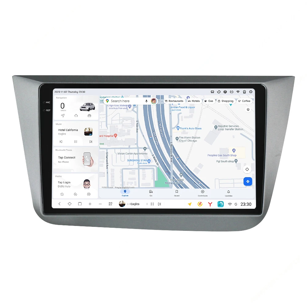 DUDU7 A7870 беспроводной CarPlay Android Auto автомобильный радиоприемник мультимедийный