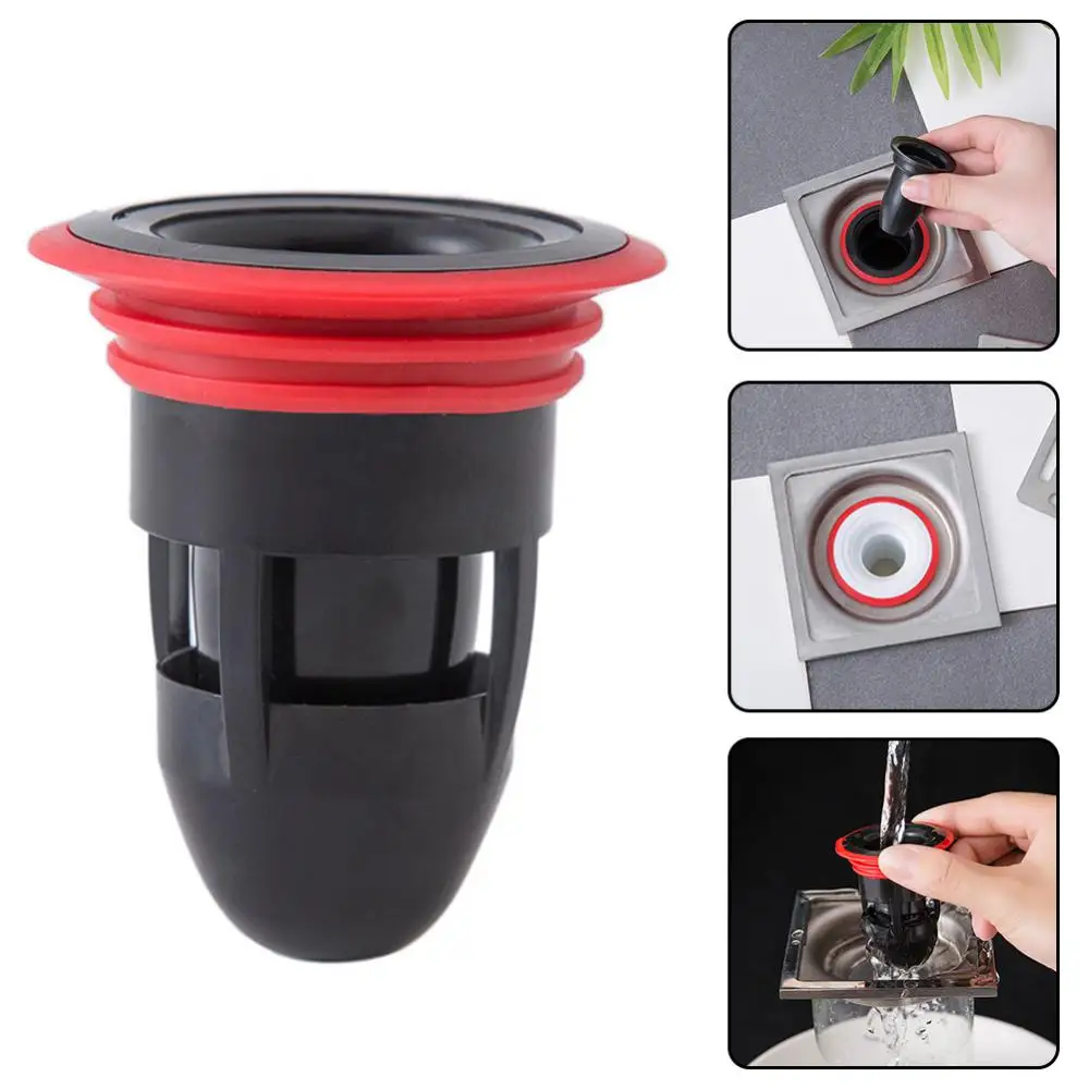

New Bath Shower Floor Strainer Cover Plug Trap Siphon Sink Kitchen Bathroom Water Drain Filter Insect Prevention Deodorant