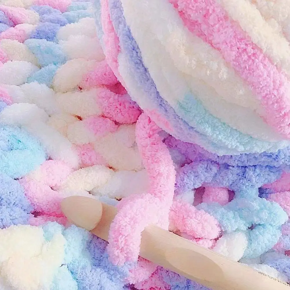 Красочная пряжа для вязания Siyah крючком и одеял мягкое толстое теплое