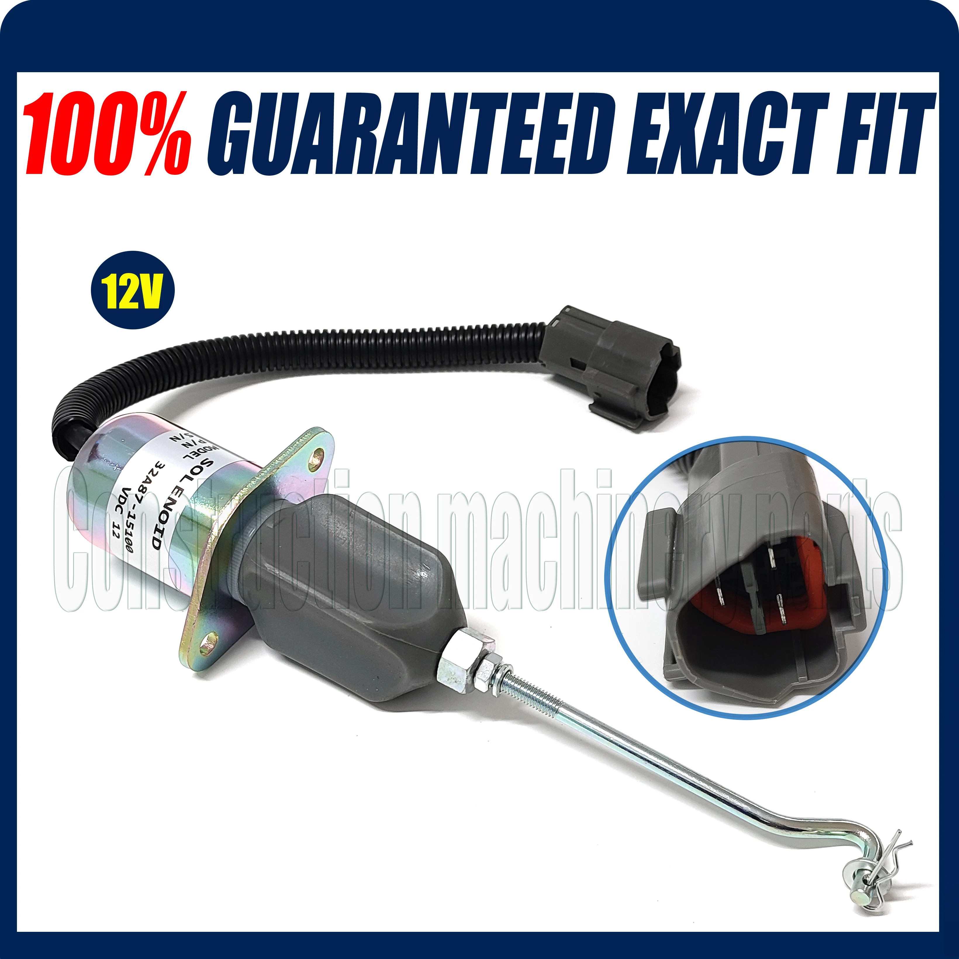 Соленоид 32A87-05100 32A87-15100 для генераторной установки Mitsubishi S4Q S4S S6S Volvo Terex Schaeff Sdmo