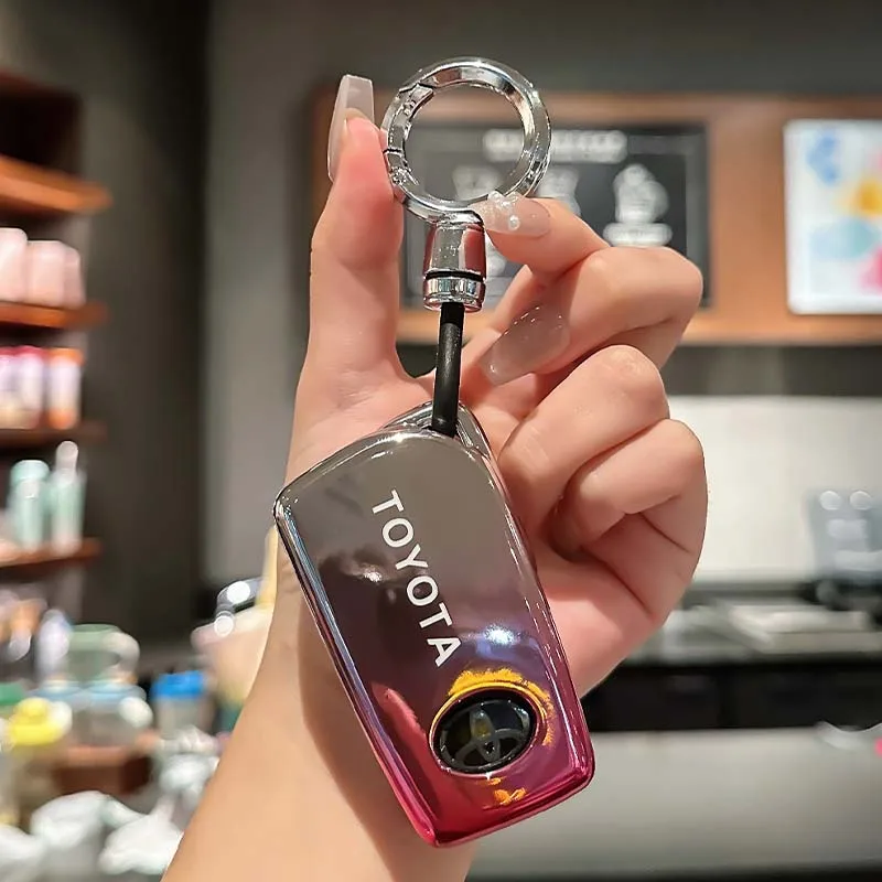 Мягкий чехол для автомобильного ключа из ТПУ аксессуары Toyota Auris Corolla Avensis Verso Yaris Aygo