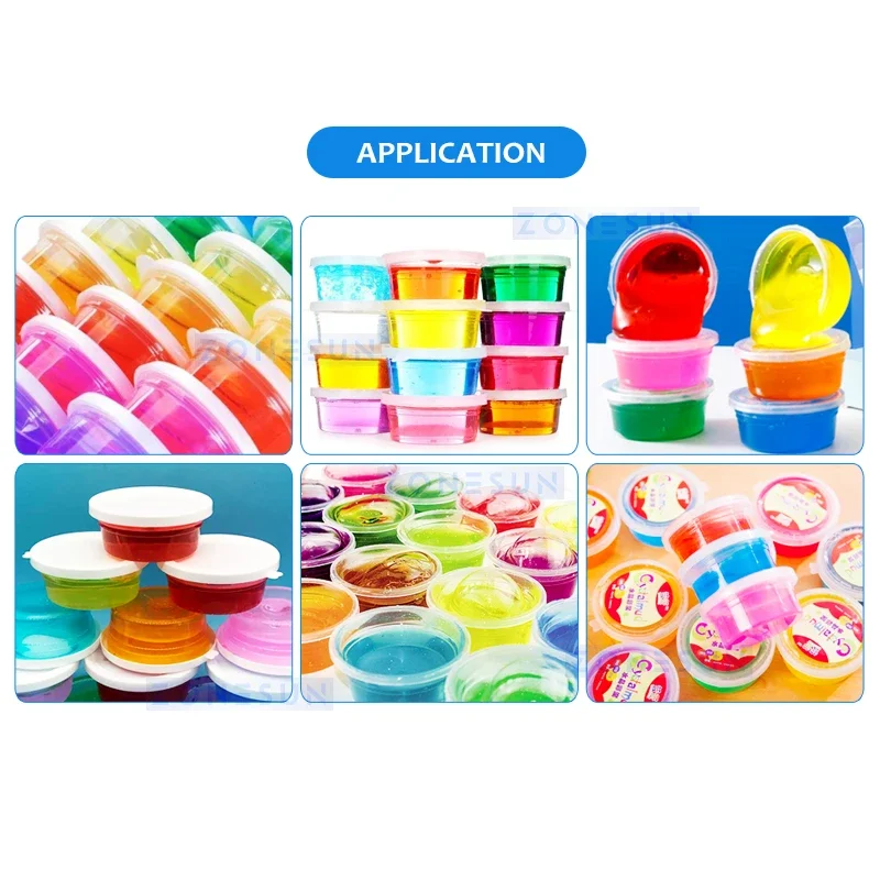 Машина для упаковки слизи Zonesun машина наполнения и укупорки оборудование