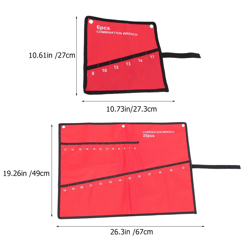 2 шт. отвертка для инструментов холщовый чехол органайзер гаечных ключей