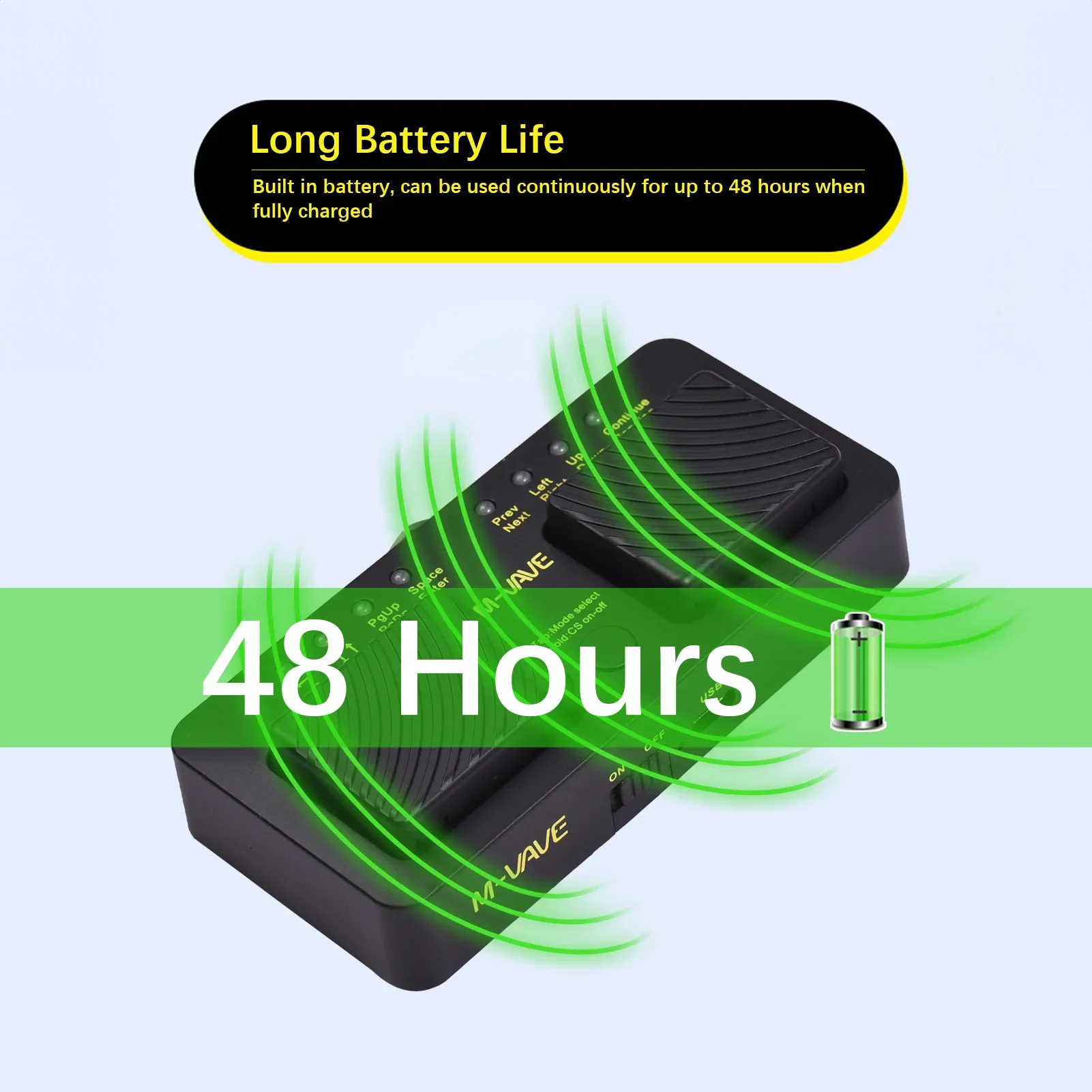 M-VAVE Cube Turner Pro Беспроводная BT Page Бесшумная педаль USB Перезаряжаемая для iPad iPhone