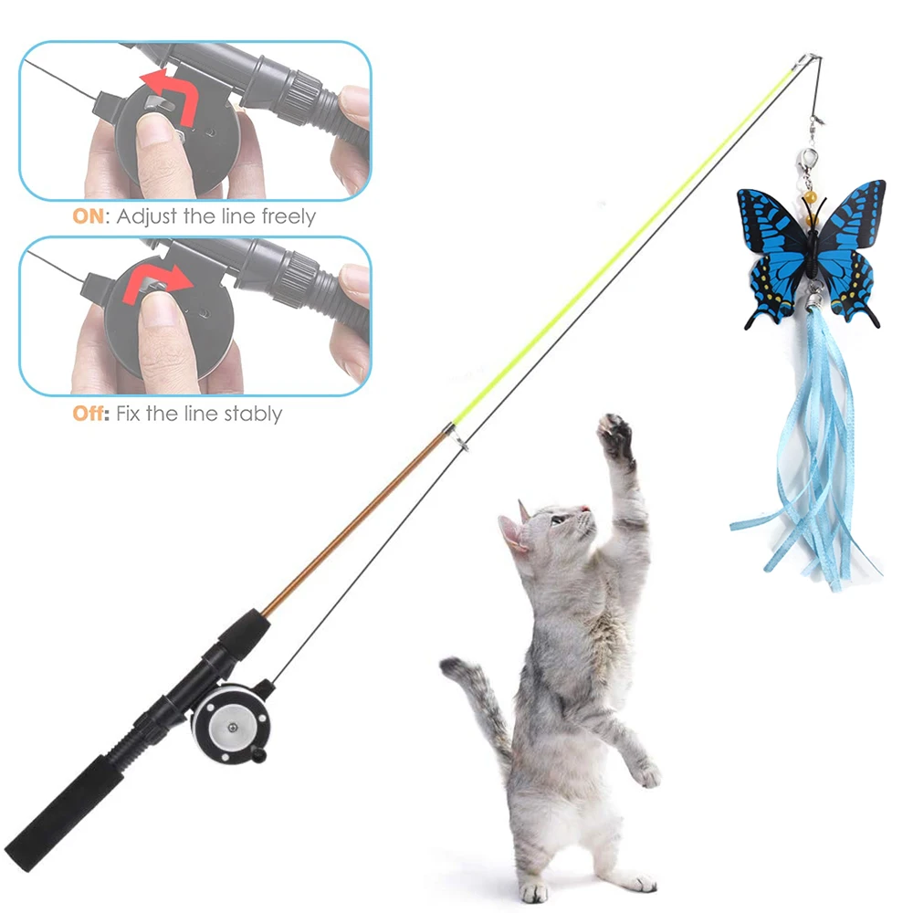 

Интерактивная палочка, игрушка, выдвижная палочка для рыбалки, тренажер для домашнего использования, игрушки для котят, товары для домашних...