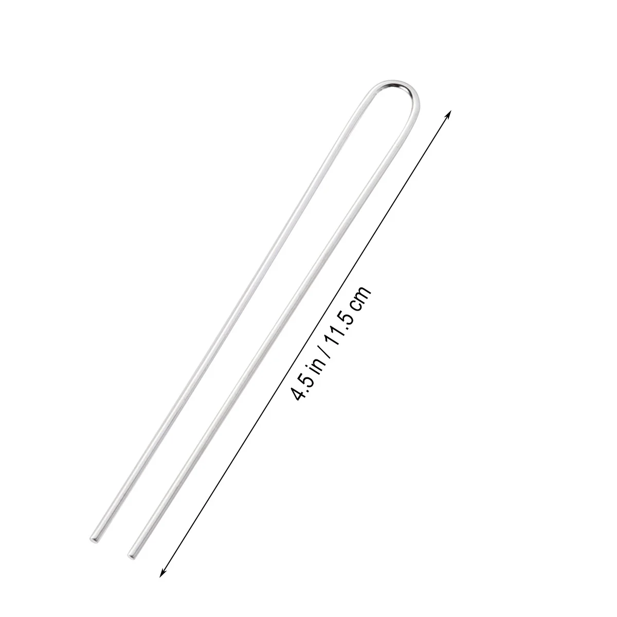 

50 Pcs U Shaped Hairpin Hair Fork Straight Hair U Shaped Hairpin U Shape Hairpin Hair Fork DIY Hair Clip