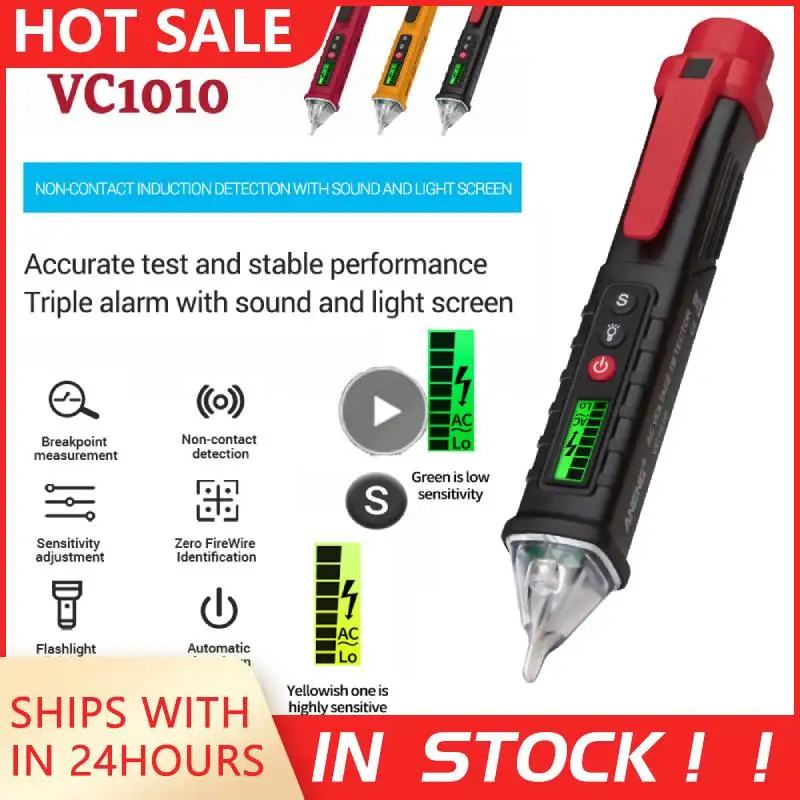 

Digital AC/DC Voltage Detectors Smart Non-Contact Tester Pen Meter 12-1000V Current Electric Sensor Test Pencil Voltage Meters