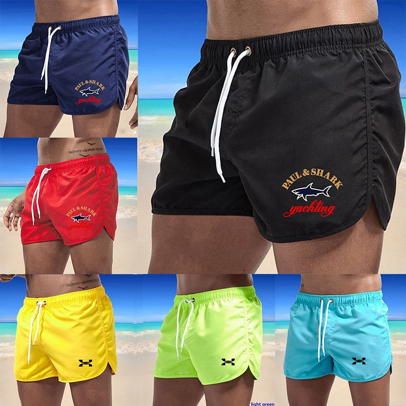 

Men's Beach Shorts Gym Running Short Pants Fashion Printed Quick-drying Swimming Trunk Pants Male Casual Movement Surfing Shorts