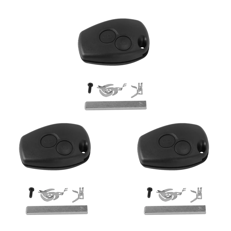 

Чехол для 2-х кнопочного ключа дистанционного управления для Plip Clio Renault Modus Teddy 3 Black