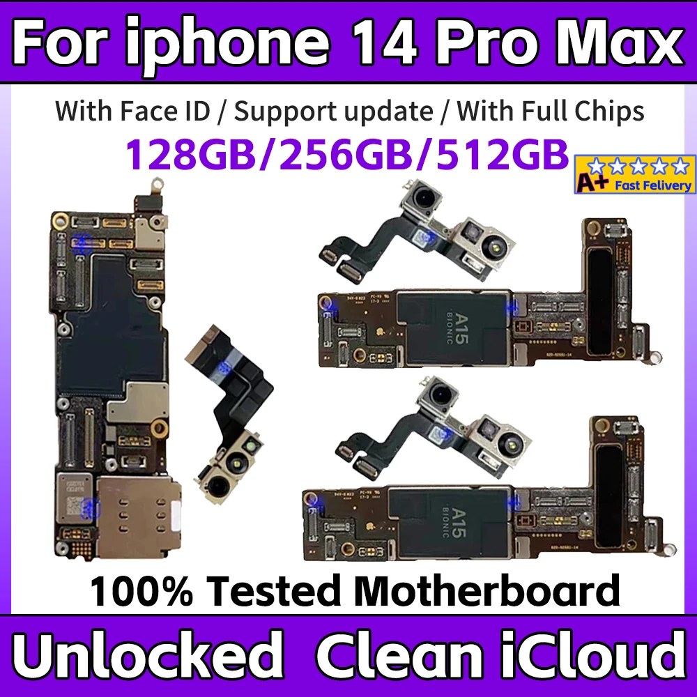 Обновление Full Chips IOS Для Материнской Платы iPhone 14 Pro Max — Разблокировано С Face ID