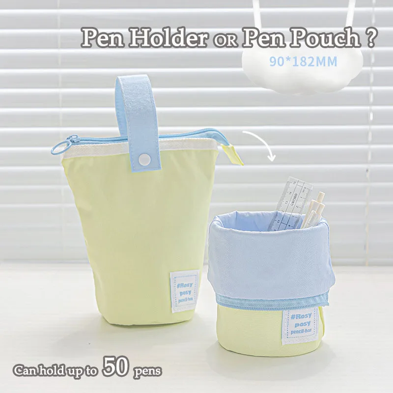 

Creative Retractable Pencil Case Office School Stationery Supplies Storage Bag Kawaii Diy Pencil Cases Kid Cute Pen Holder Box