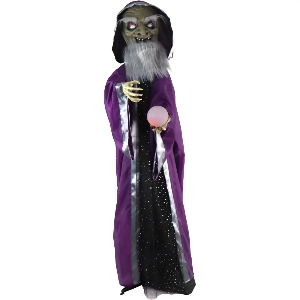 

Wizard Animatronic with Lights and Sound Halloween Decoration