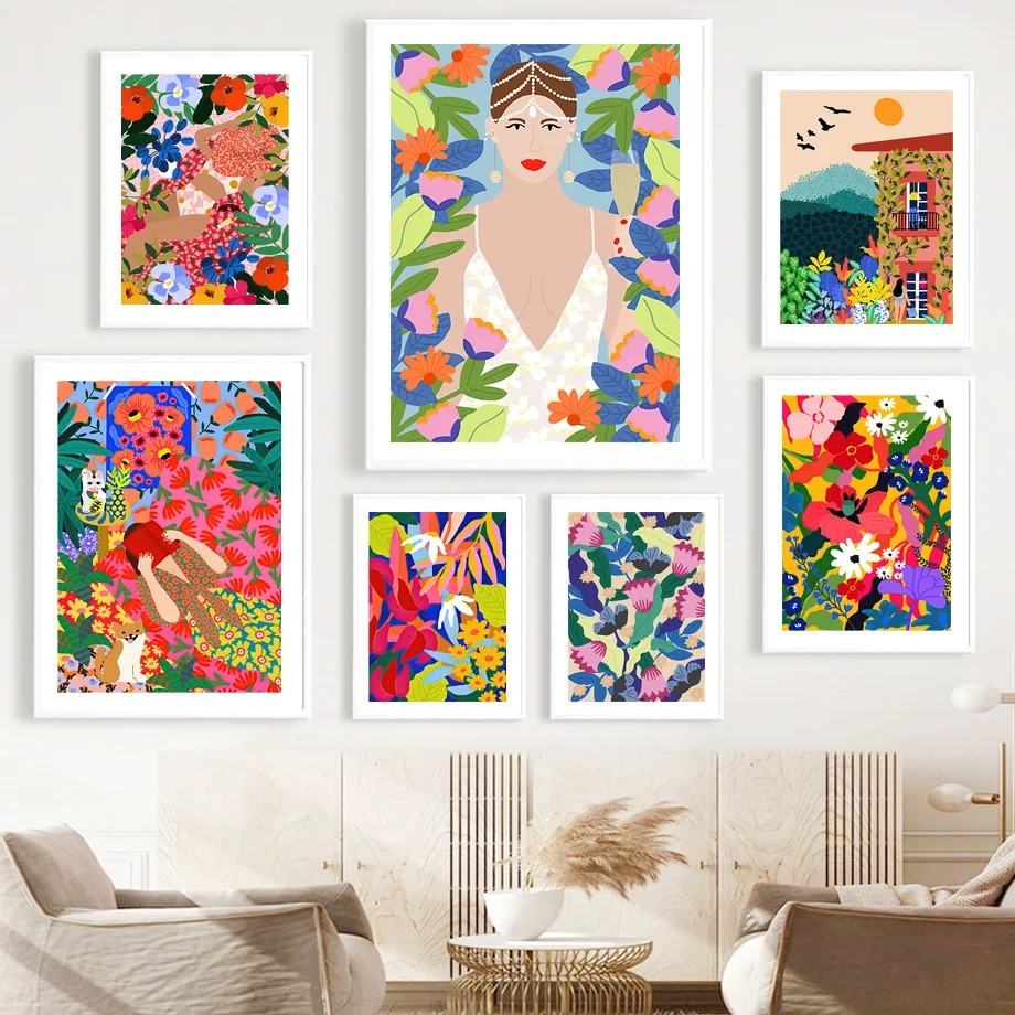 

Алмазная 5D живопись «сделай сам», абстрактная вышивка с цветами и растениями, мозаика, картина, Набор для вышивки крестиком, Декор, праздничный подарок