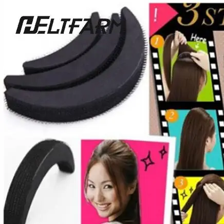 Hot Sponge Hair Maker Styling Twist Magic Bun Hair Base Bump Styling Insert Tool Volume Hairpins 3 Size/Set  On Sale