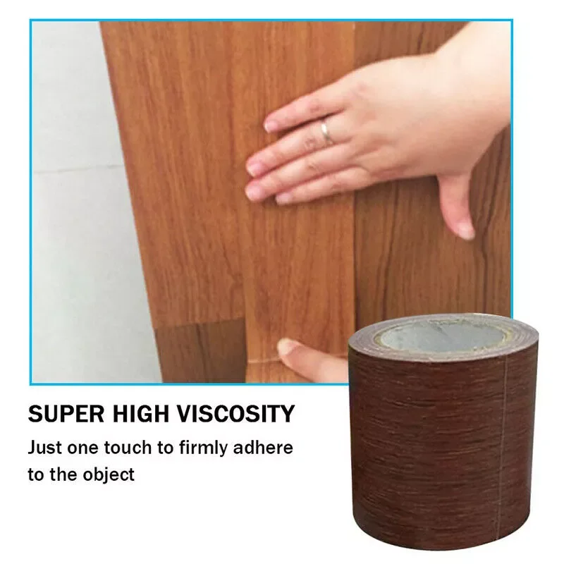 

PVC Waterproof Self Adhesive Wallpaper Roll Furniture Cabinets Vinyl Decorative Film Wood Grain Stickers For Diy Home Decor Tape