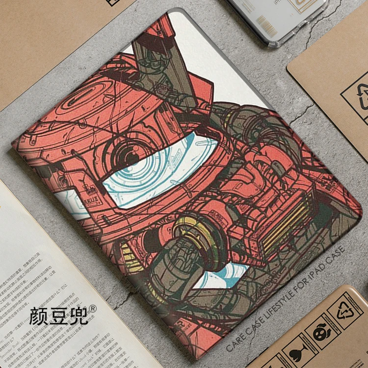 

Gundam ZAKU Anime Case For iPad 10.2 7th 8th Air 2 3 Mini3 5 6 Case Luxury Silicone For iPad Air 4 5 iPad Pro11 Proteceive Skin