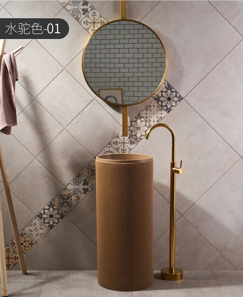 Умывальник колонного типа для наружного двора ванная комната умывальник балкон