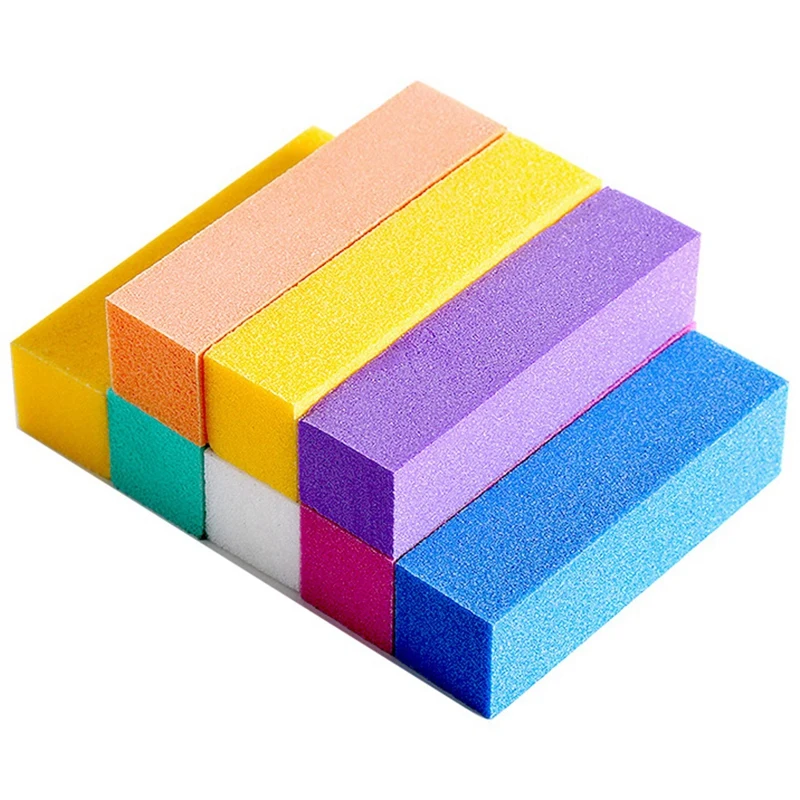 

12Pcs Nail Art Tool Set Four-Sided Polishing And Polishing Block Modification Sponge Nail File (Multicolor)
