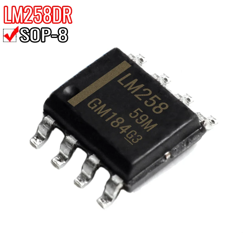 10 шт LM258DR LM293DR 293DR2G 311DR/M/MX 331M/DR 358DR 386M/MX 386M-1/MX-1 393DR/M 393DR2G 2903DR 2903DT 2904DR LM2904 SOP-8