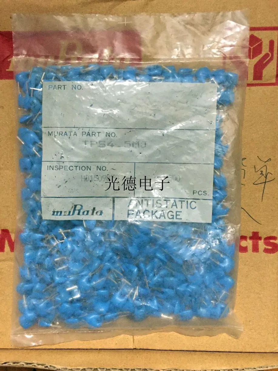 

100 шт./Керамическая ловушка для волн Murata TPS4.5MJ 4,5 МГц 4,5 м, синяя трехконтактная линия