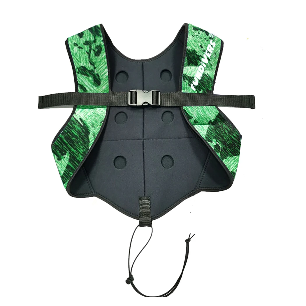 Fundivers  High-Quality Camo Diving Vest For Weight  5MM Double Nylon Neoprene Wetsuit