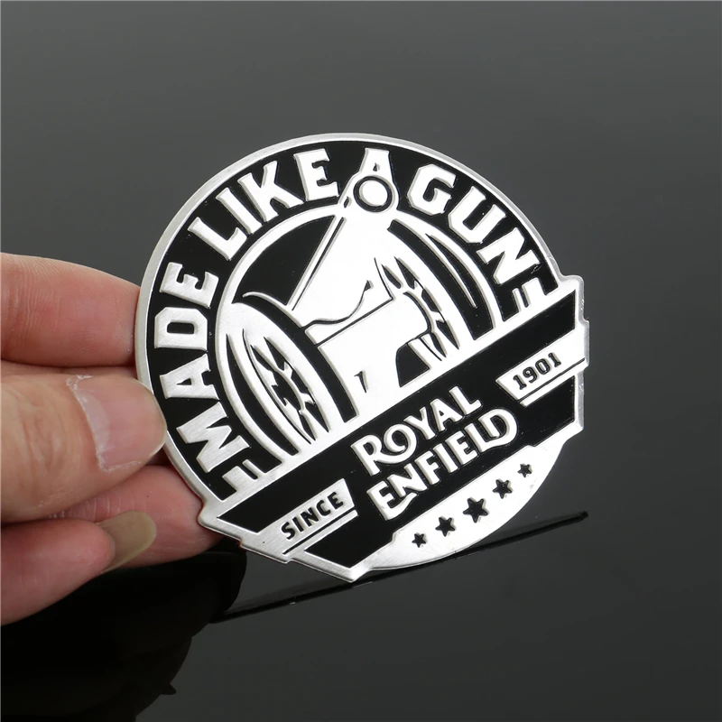 Значок эмблемы мотоцикла Royal Enfield алюминиевые стандартные Высококачественные