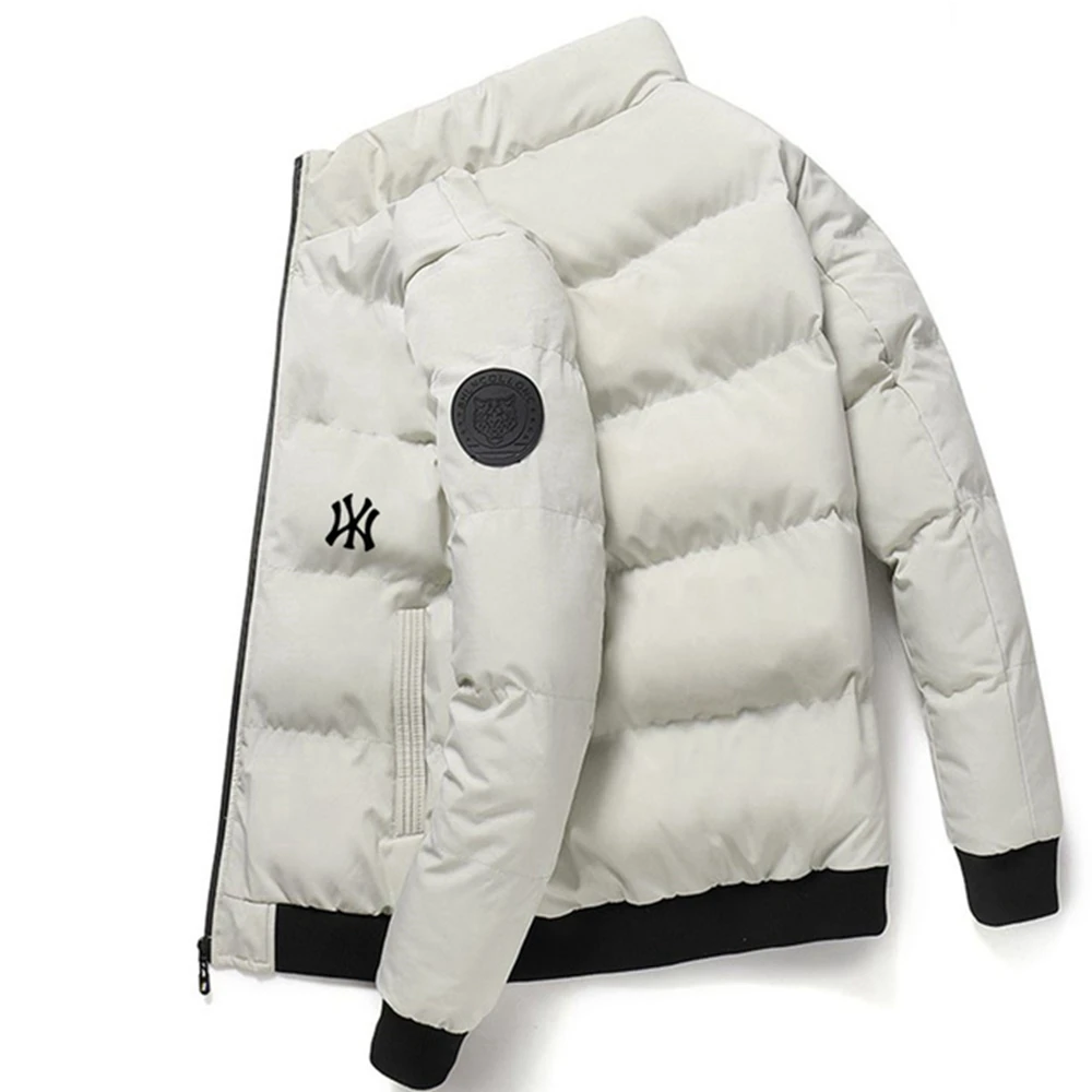 

Winter Men's Zipper Coat NY Fashion Warm Men's Jacket Street Casual Men's Jacket Windproof and Cold Resistant Fashion Jacket