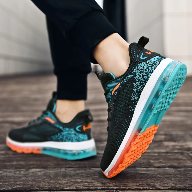 Big Size 48 Air Cushion Running Sneakers for Men Breathable Comfortable Sports Mens Sneakers Non-slip Training Fitness Men Shoes