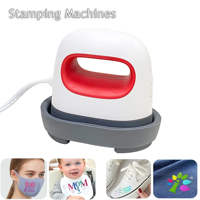 

Portable Hobby Cricut Easy Mini Advanced Heat Press Machine for T Shirts Shoes Vinyl Projects Hand Held Iron Ironing Machine