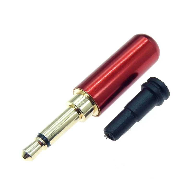 

Золотой медный аудиоразъем 3,5 мм 2-полюсный