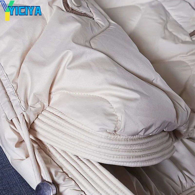 YICIYA Women's Winter Warm Short Coats Thick Cotton Padded Parkas Casual Loose Outwear Snow Wear Streetwear New Solid Chaquetas