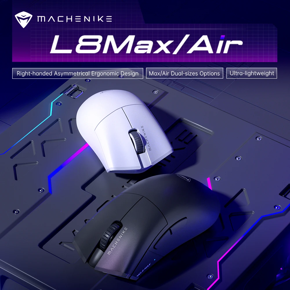 Беспроводная игровая мышь Machenike L8 Max | AliExpress