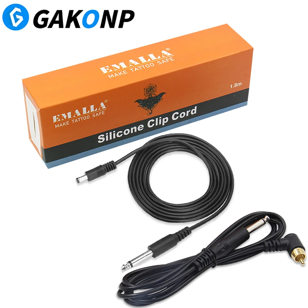 

Силиконовый Шнур EMALLA для тату-машинки, 1,8 м