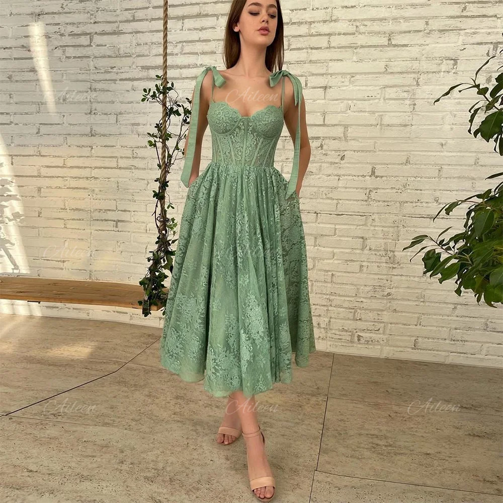 

Applique Bridesmaid Dress Woman Chiffon Elegant Dress Women for Wedding Party Grass Green Evening Dresses for Official Occasions