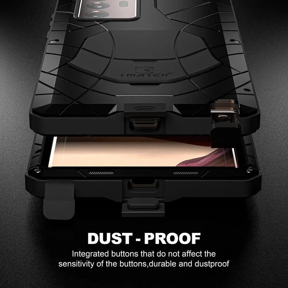 Металлический противоударный чехол Imatch для Samsung Note20 Note 20 Ultra 6 9 роскошная броня Doom