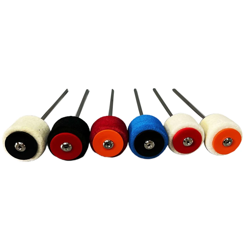 

1PC Drum Pedal Beater Mallet Felt Hammer Head For Jazz Drum Set Percussion Instrument Replacement Accessories Colourful