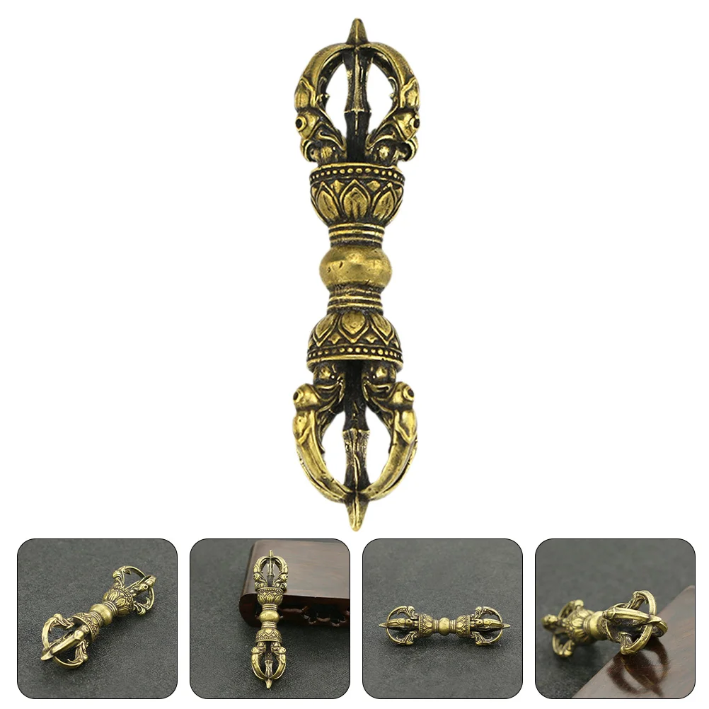 

Vajra Home Decor Metal Adornment Statue Pestle Copper Ornament Religion Office