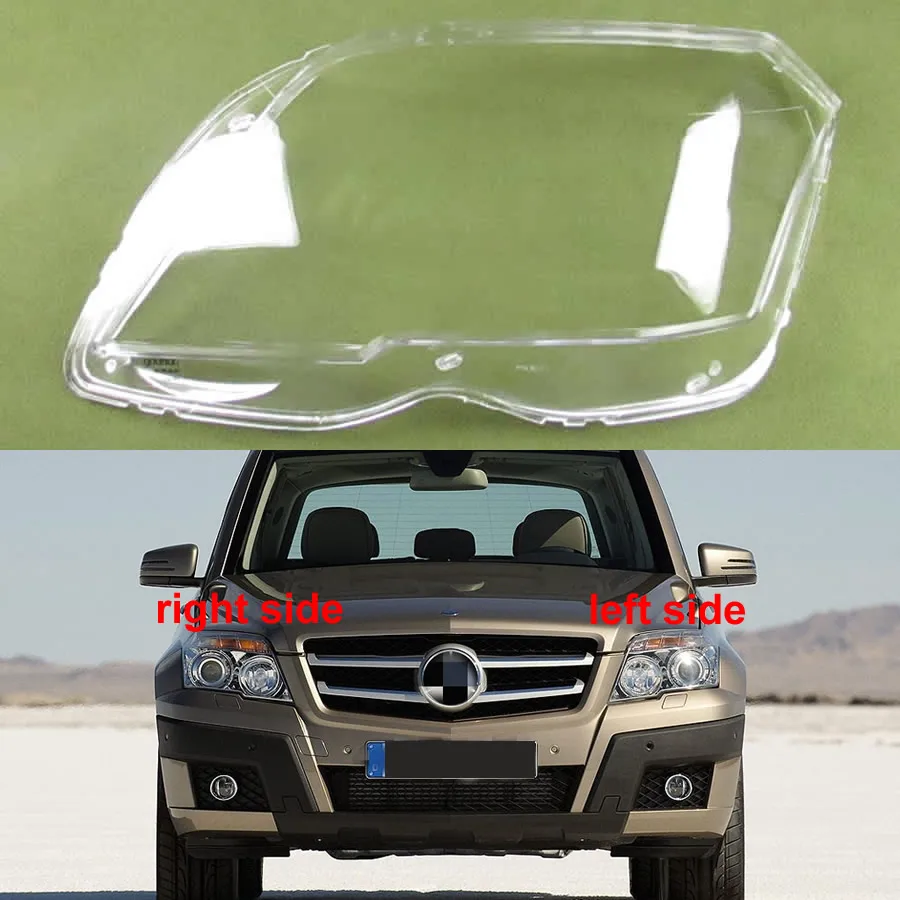 

For 2008-2012 Benz GLK GLK300 GLK350 X204 Headlight Housing Shell Lamp Shade Lens Transparent Headlamp Cover Plexiglass