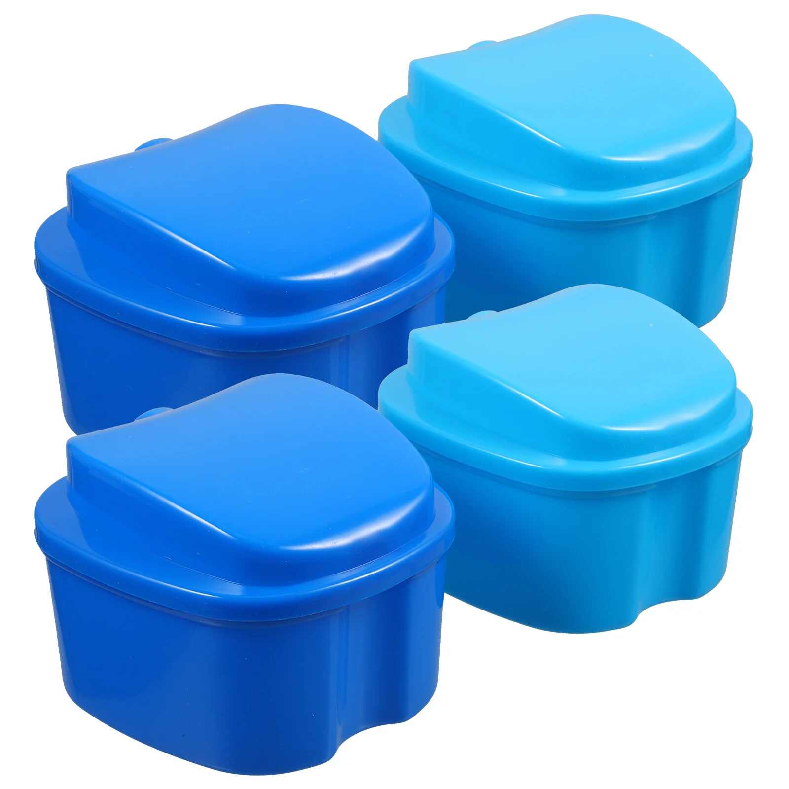 

Storage Supplies Portable Outdoor Receptacle Box False Teeth Container Household Retainer Accessory
