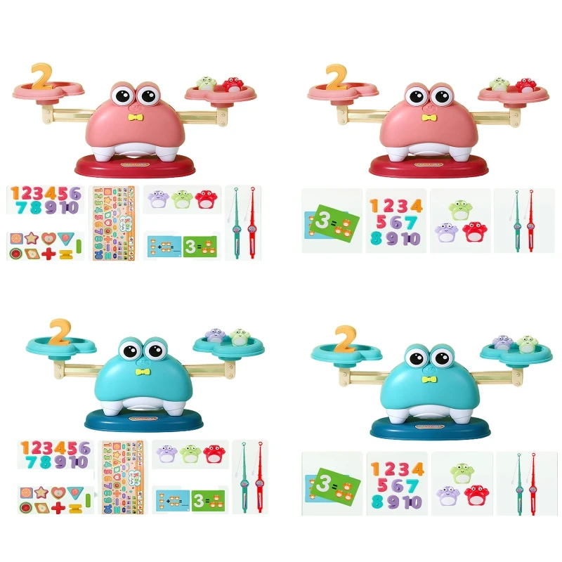 

Number Cognition Matching Toy Kindergarten Brain Game Balance Crab Toddler Gift