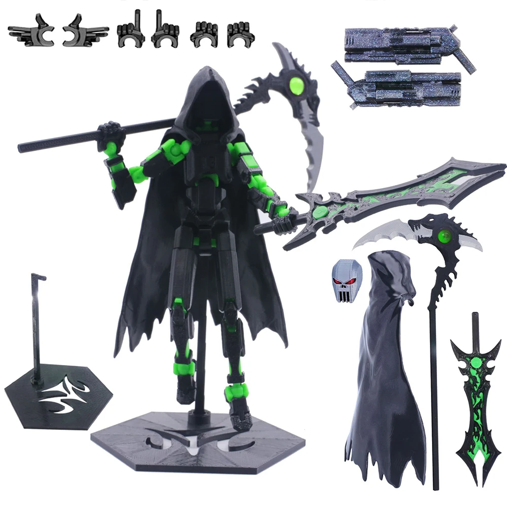 Фигурка с 3D принтом четвертого поколения счастливые игрушки для сборки манекен 13