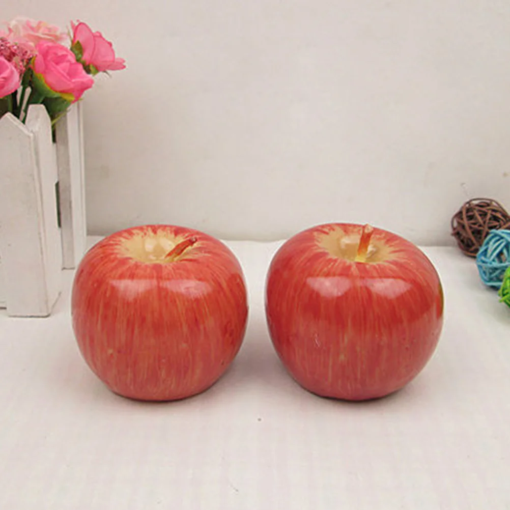 

1 Simulation Gift Christmas Simulation Apple Creative Creative Lifelike Apple for Woman Lady Girl