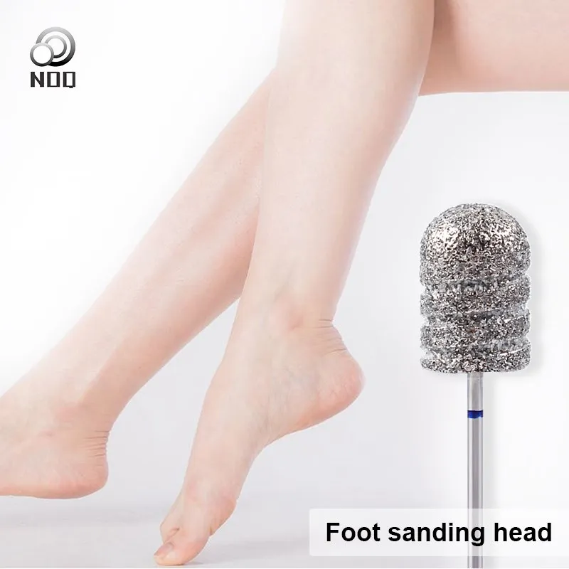 3pcs Foot Nail Drill Bits Pedicure Manicuring Foot Cuticle Clean Tools Nail File Grinding Head Nail Art Accessories Stainless