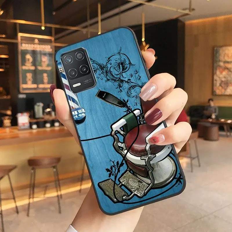 funny letter barber shop Hair Phone cover For oppo Realme C11 C21Y C21 C25Y C25S C3 Q3S XT 6PRO 6i 7pro 8Pro 9i 9pro Cases coque images - 6