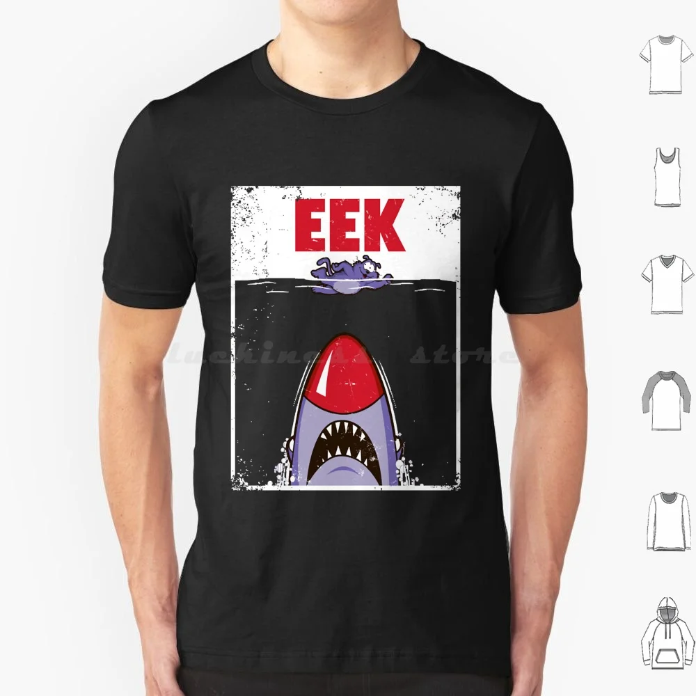 

Футболка Eek большого размера из 100% хлопка 90-х Eek The Cat