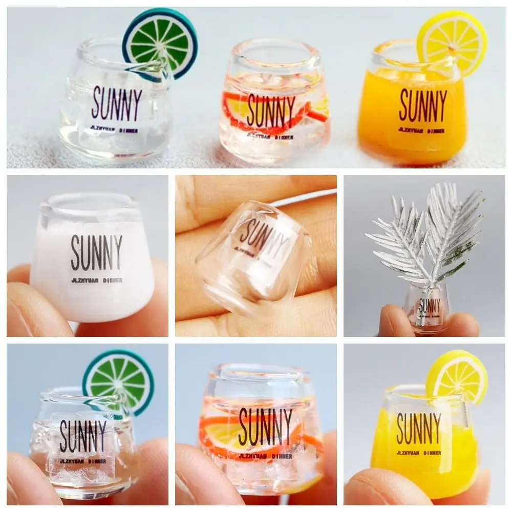 1/8 1/12 миниатюрная кружка для напитков подарок разноцветный кукольный домик сока