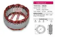 

10626 for STATOR DENSO type 12V 130A YM diesel PALIO air conditioning for