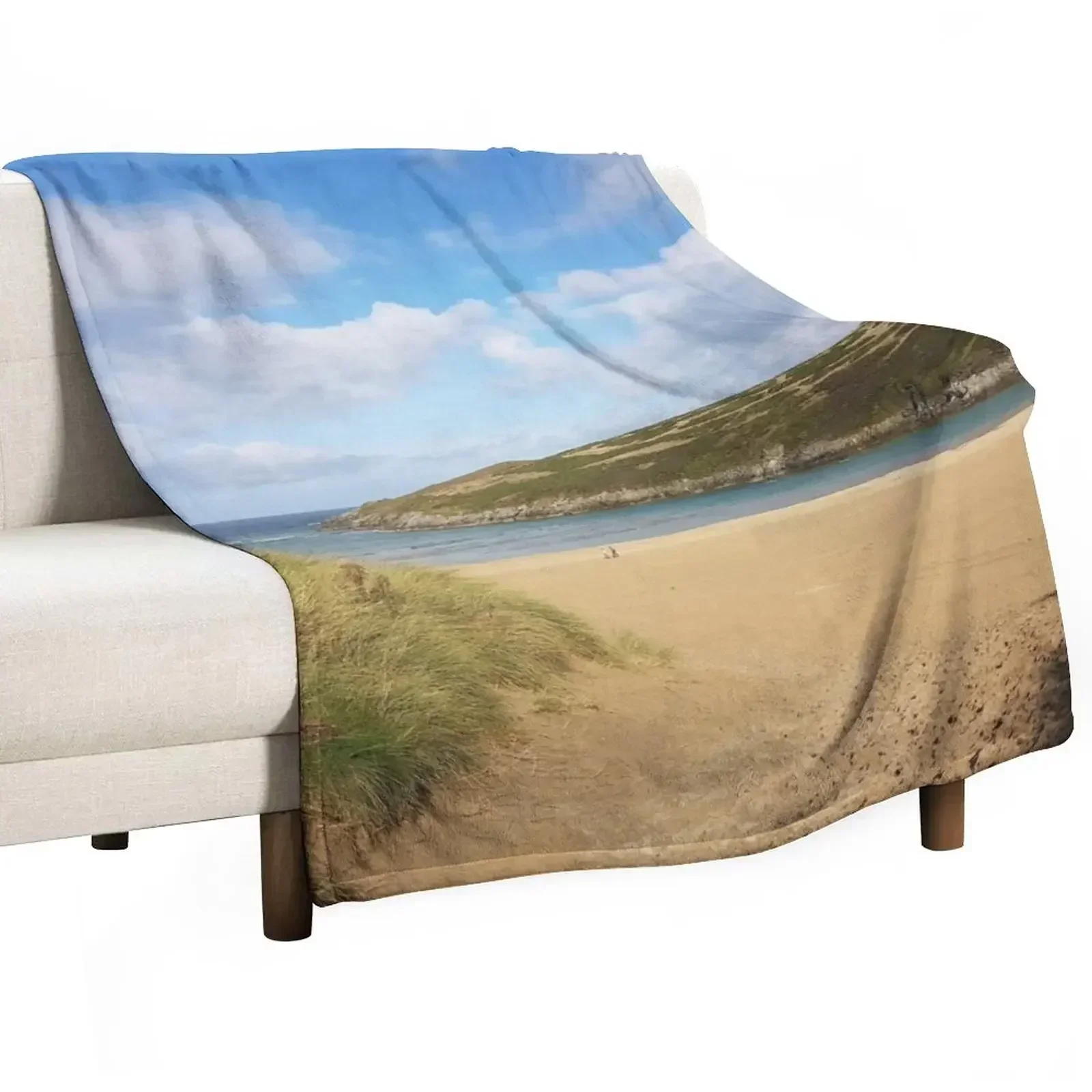 Пляжное одеяло Crantock фланелевые туристические одеяла Cornwall